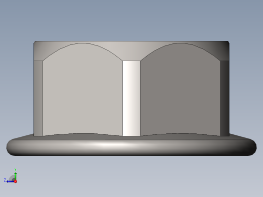 法兰锁紧螺母M4-M20右视缩略图