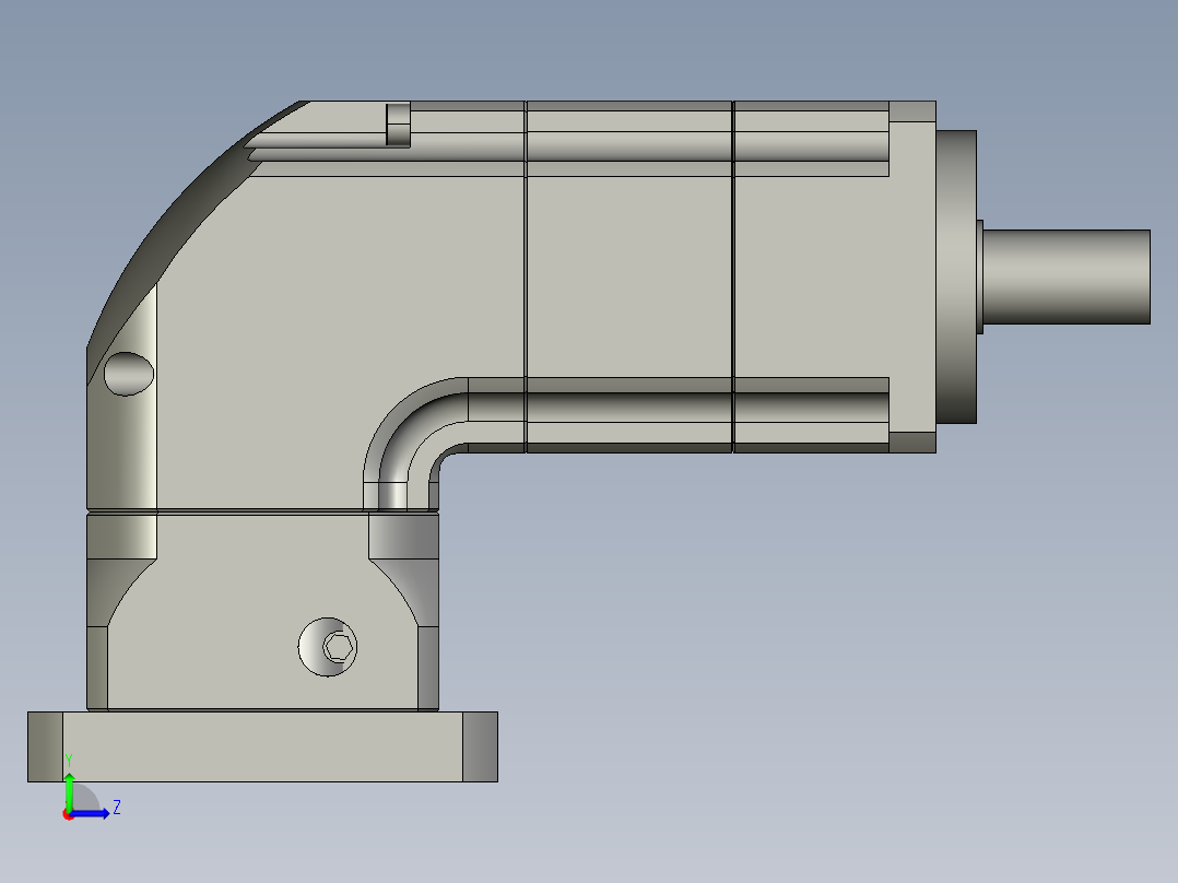 斜齿ZPGH060-L2 19-70-90-M5.STEP左视图