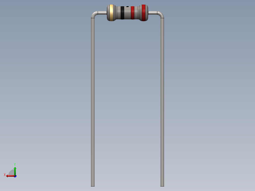 电容器 二极管 电阻器-Resistor 22 Ohm后视图