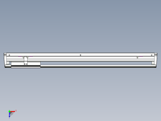 威洛博VL系列直线电机模组-VL14S2-S600俯视缩略图