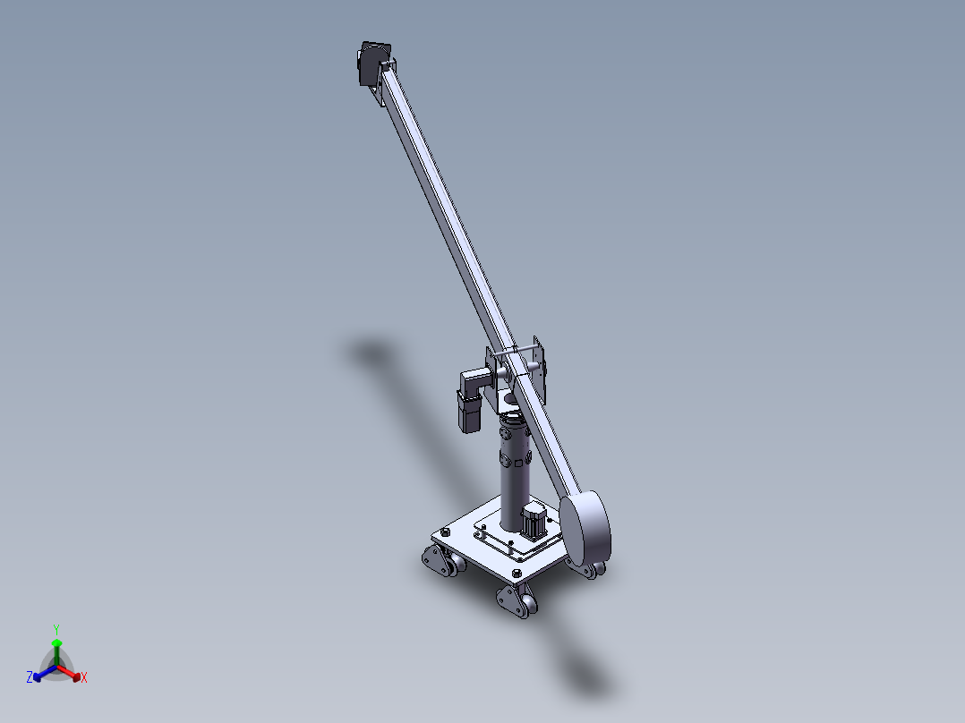 摄影机架正等轴测图