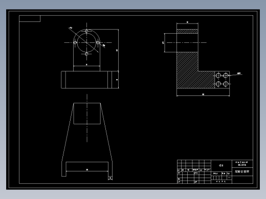 全顺制动盘轴承压装机（传动部分）设计