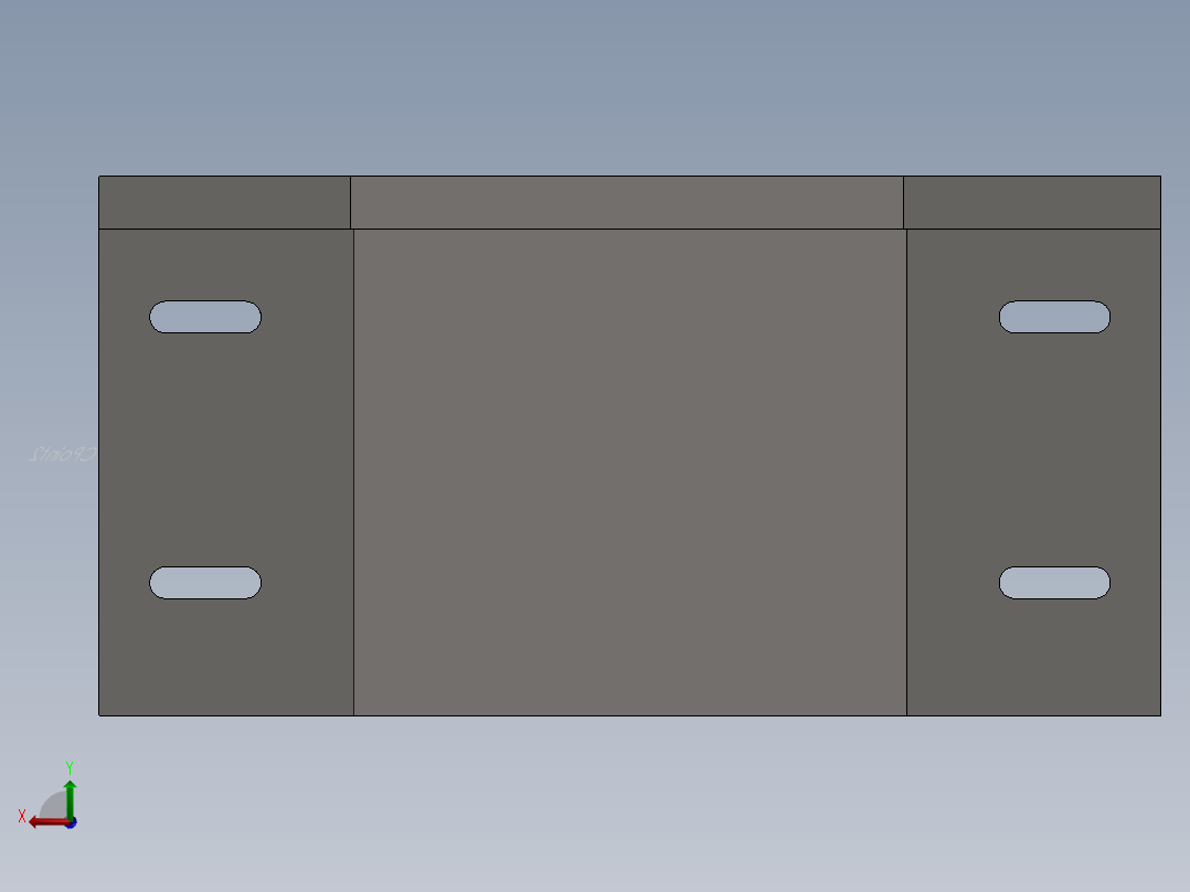 cable duct eccentric reducer后视图