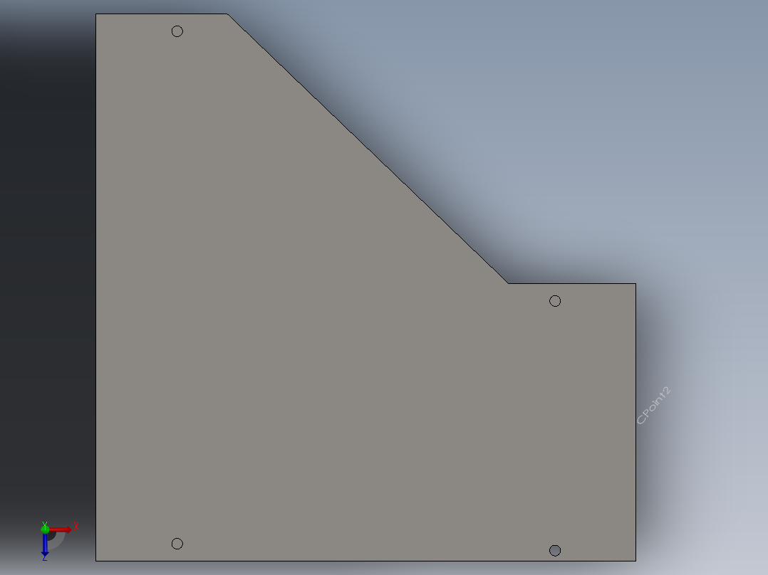 cable duct eccentric reducer俯视图
