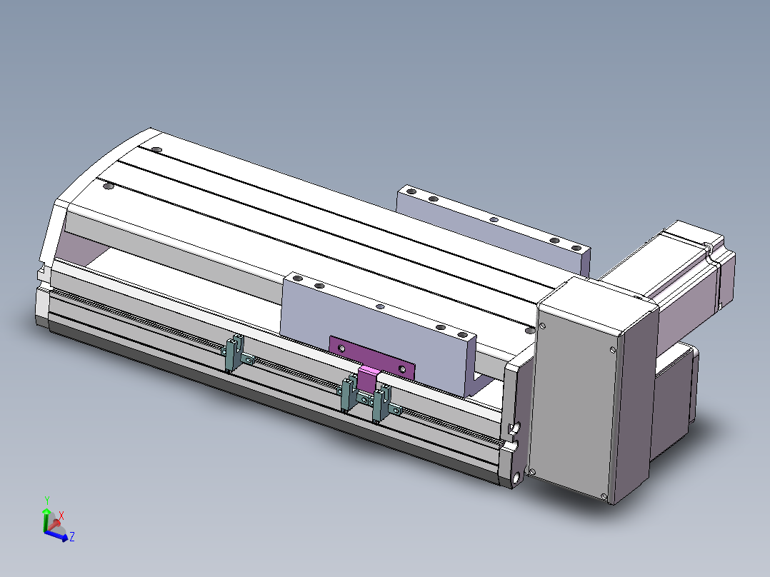 MTB同步带半封闭MTB17M-LU-400W主视图
