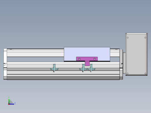 MTB同步带半封闭MTB17M-LU-400W左视缩略图