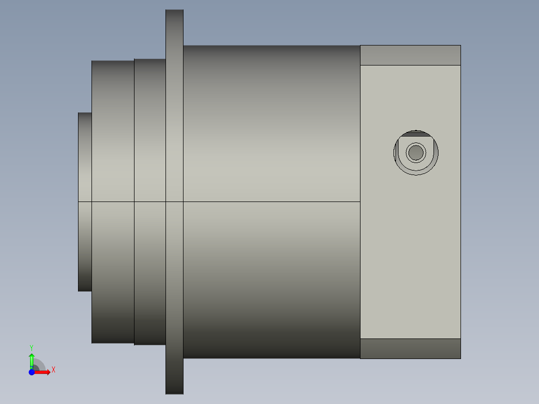 斜齿PHF060-L1 14-60-75-M5前视图