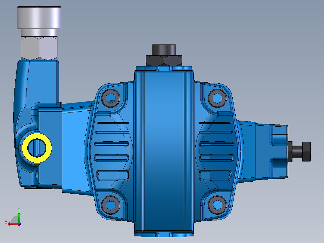 Continental Hydraulics-PVX-8B30-RF-P-1S01液压元件后视图