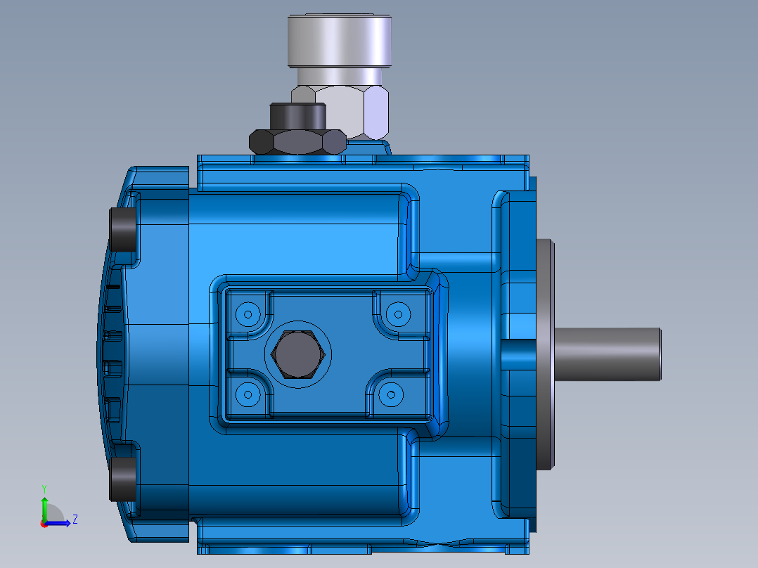 Continental Hydraulics-PVX-8B30-RF-P-1S01液压元件左视图