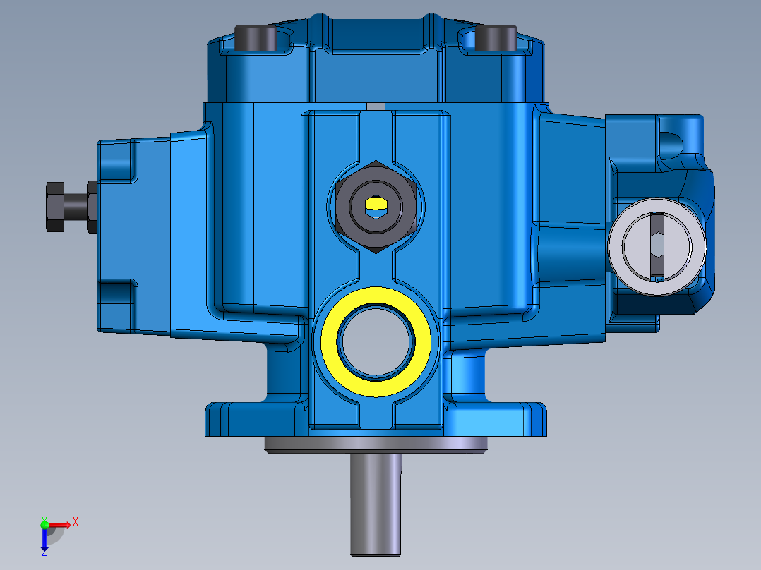 Continental Hydraulics-PVX-8B30-RF-P-1S01液压元件俯视图