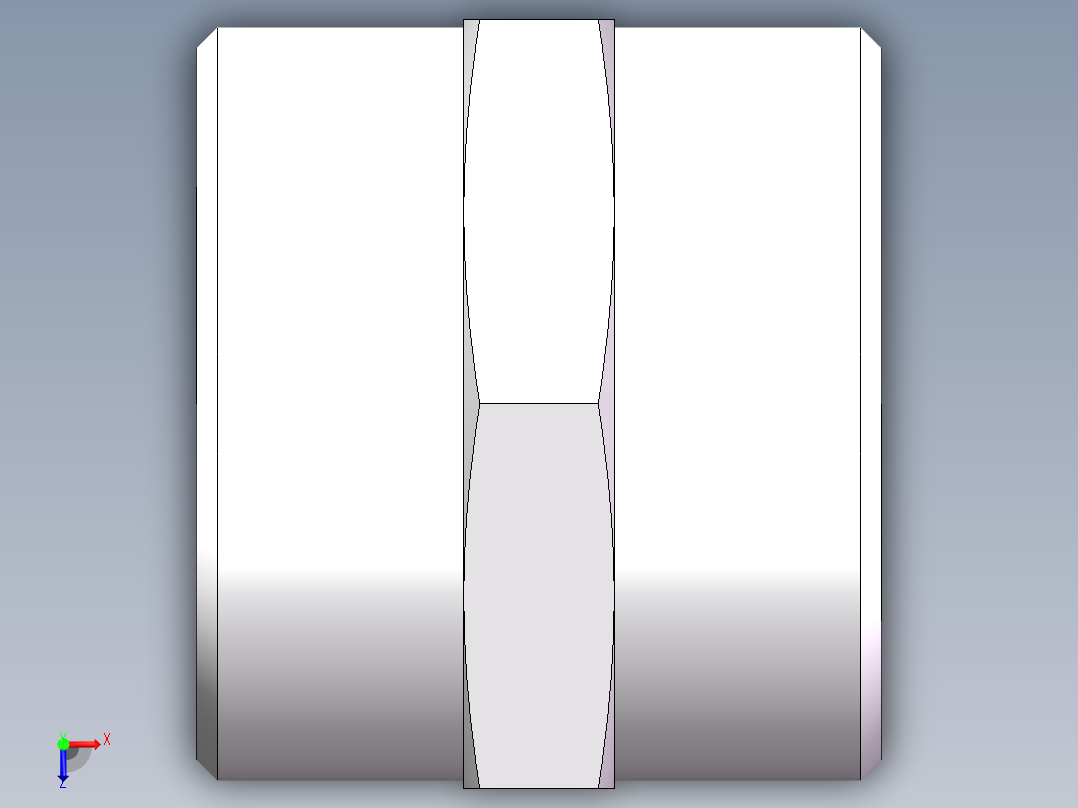 直通接头-G、1C-45俯视图