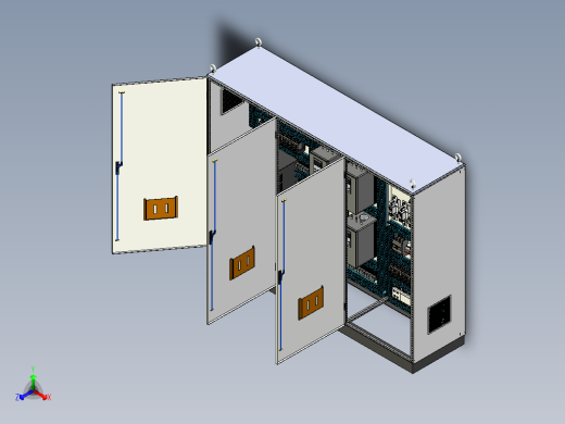 刀开关plc风机柜 63689