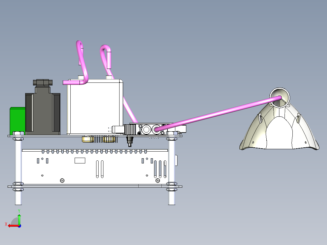 B2004002-呼吸机后视图