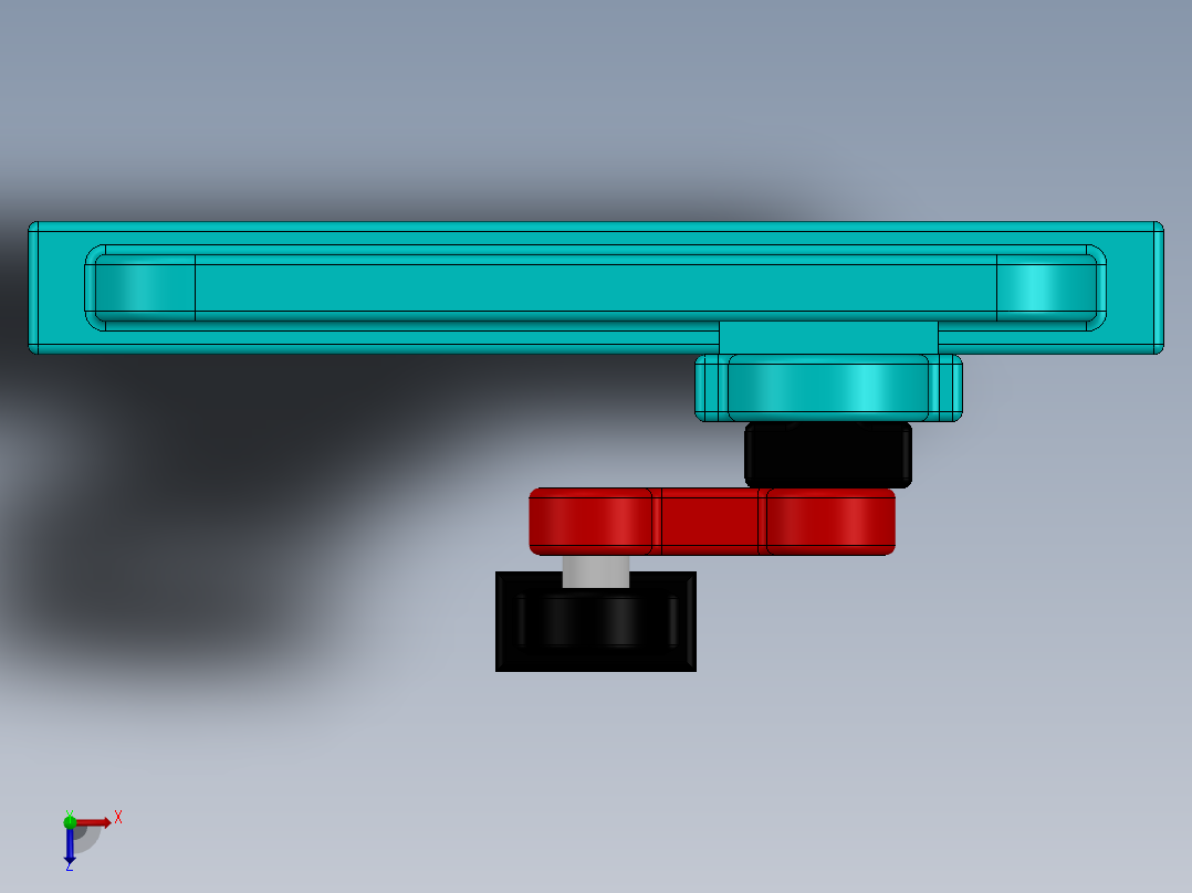 曲柄滑块俯视图