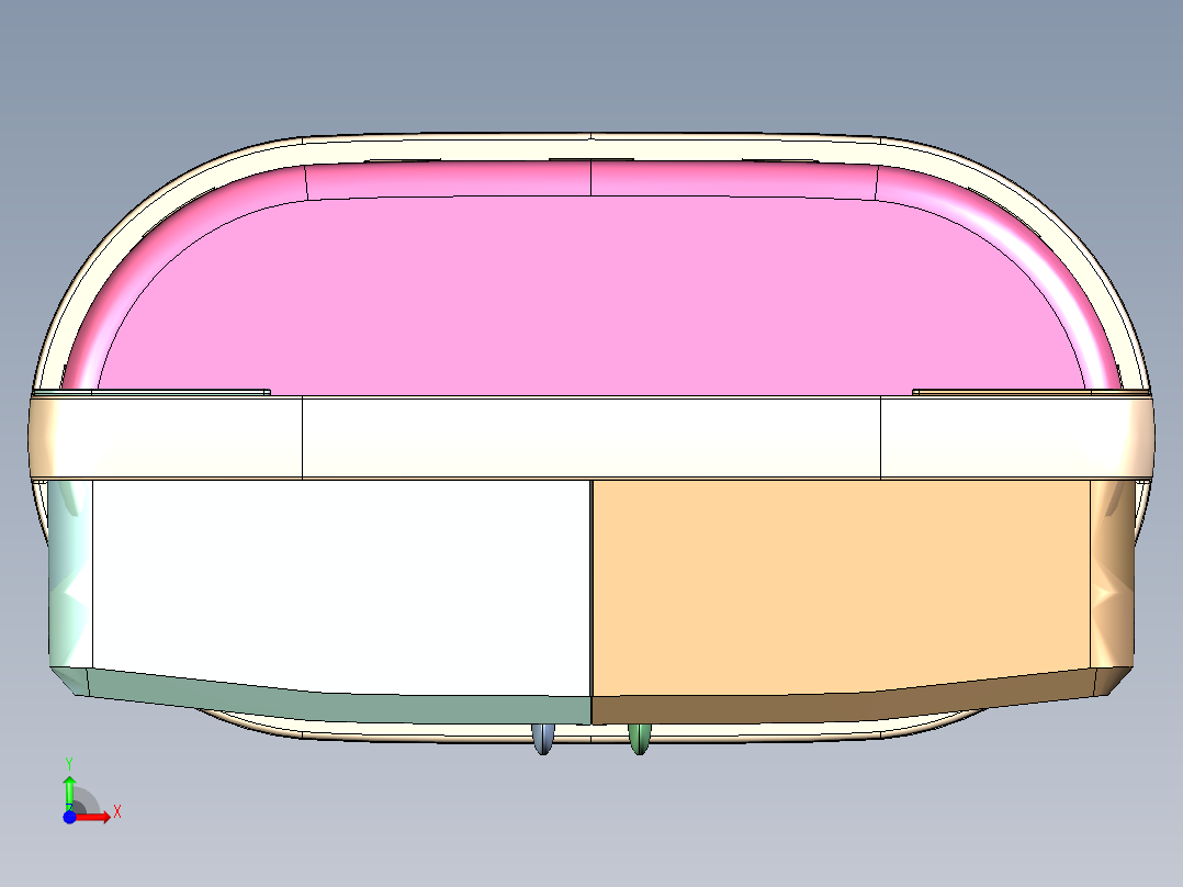 精美化妆品盒前视图