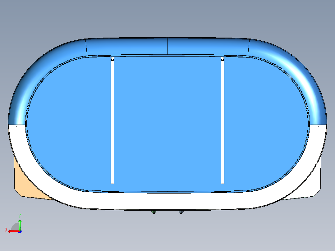 精美化妆品盒后视图