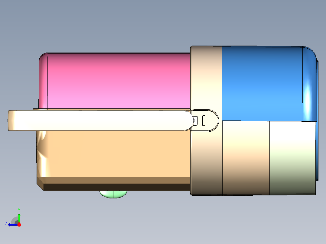 精美化妆品盒右视图