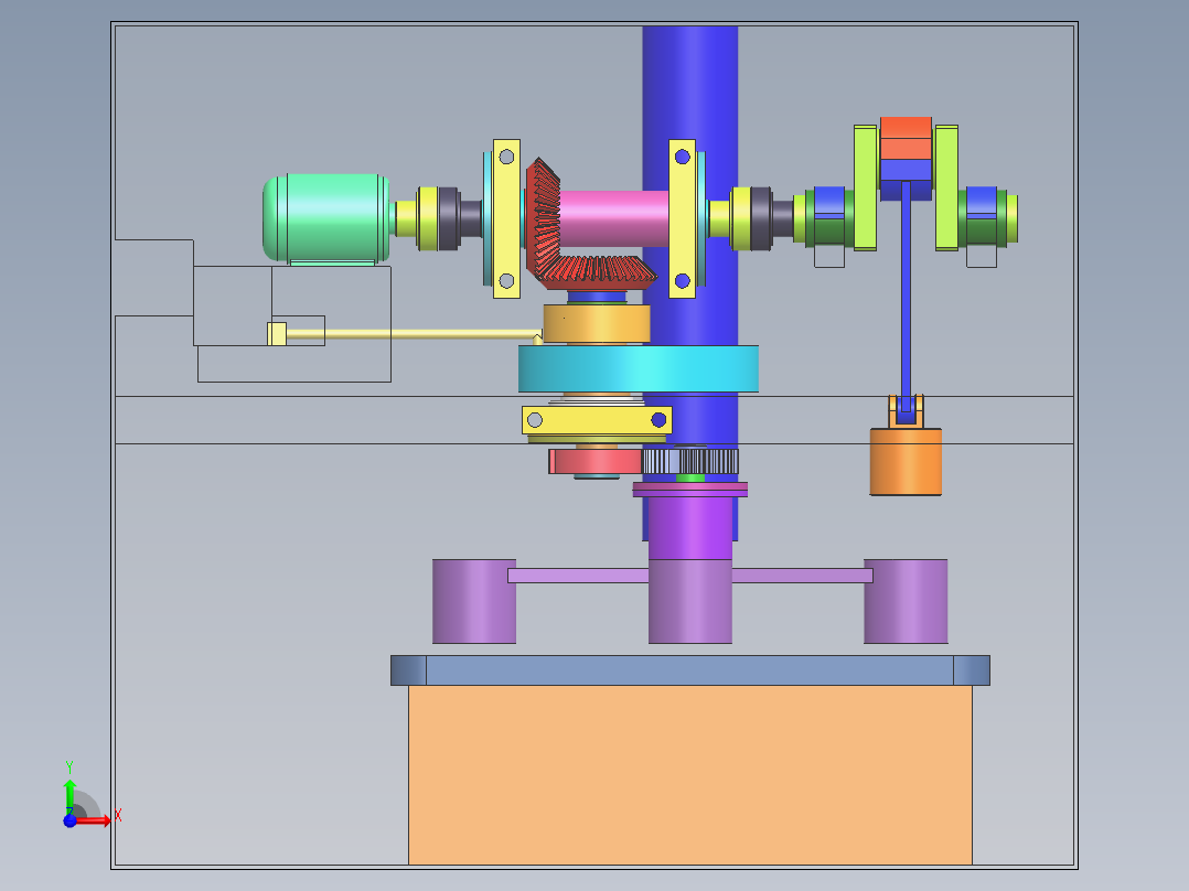 采用密封式易拉罐回收装置 1238889前视图