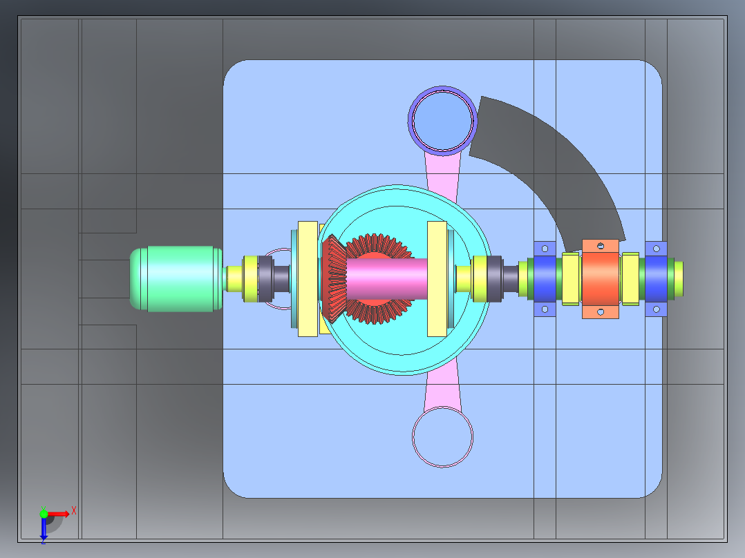 采用密封式易拉罐回收装置 1238889俯视图
