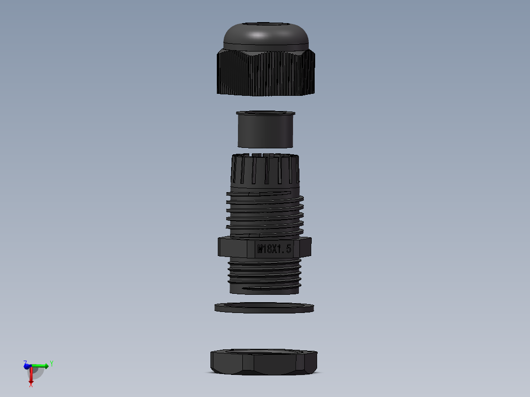 M18x1.5增安防爆尼龙电缆接头