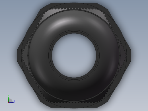 M18x1.5增安防爆尼龙电缆接头左视缩略图