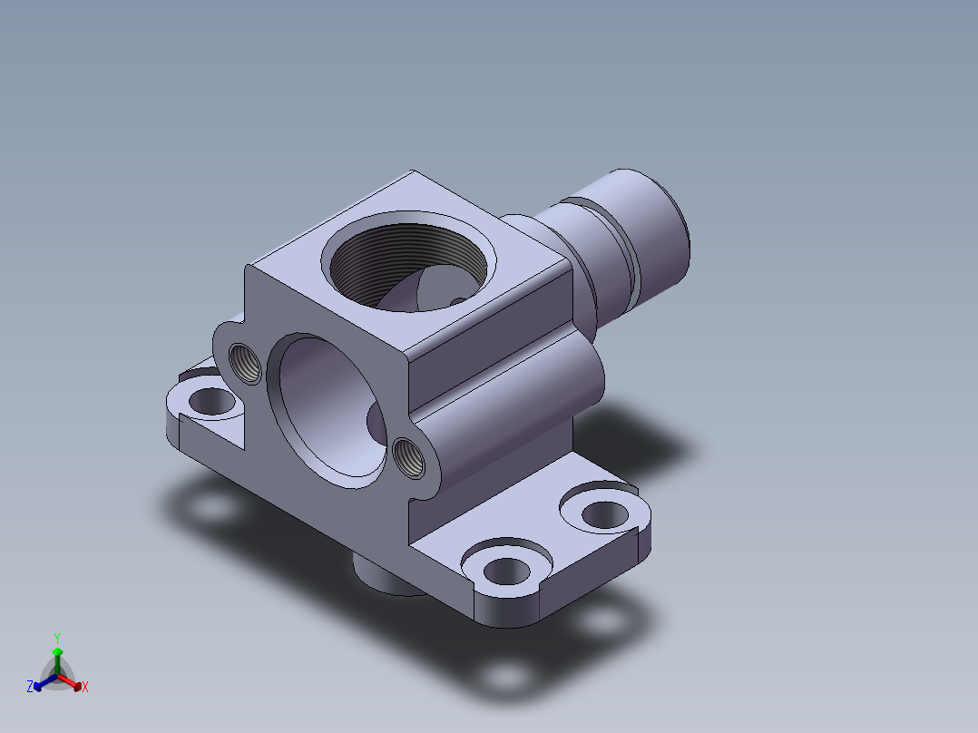 LJT06.44 壳体正等轴测图