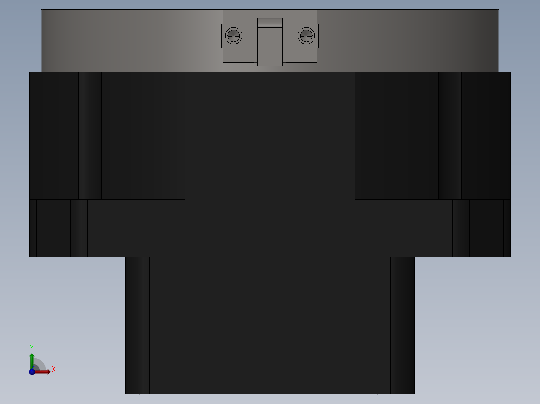 MD100-8-SV中空旋转台前视图