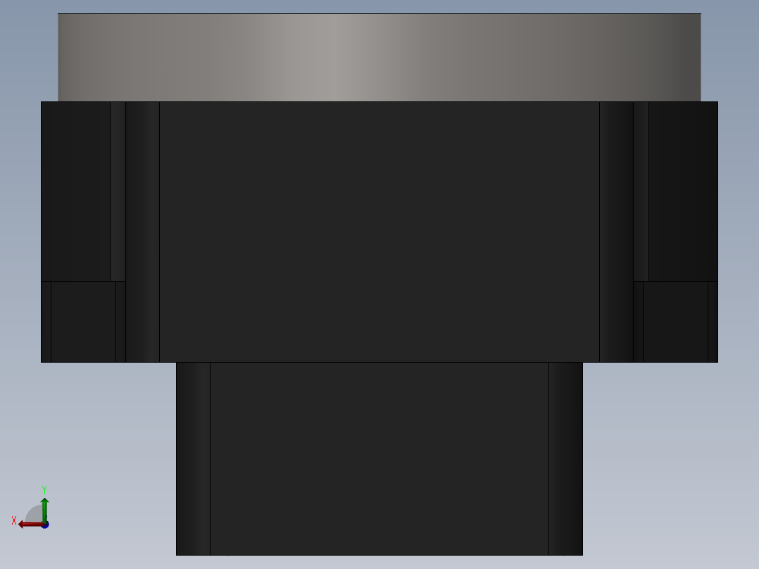 MD100-8-SV中空旋转台后视图