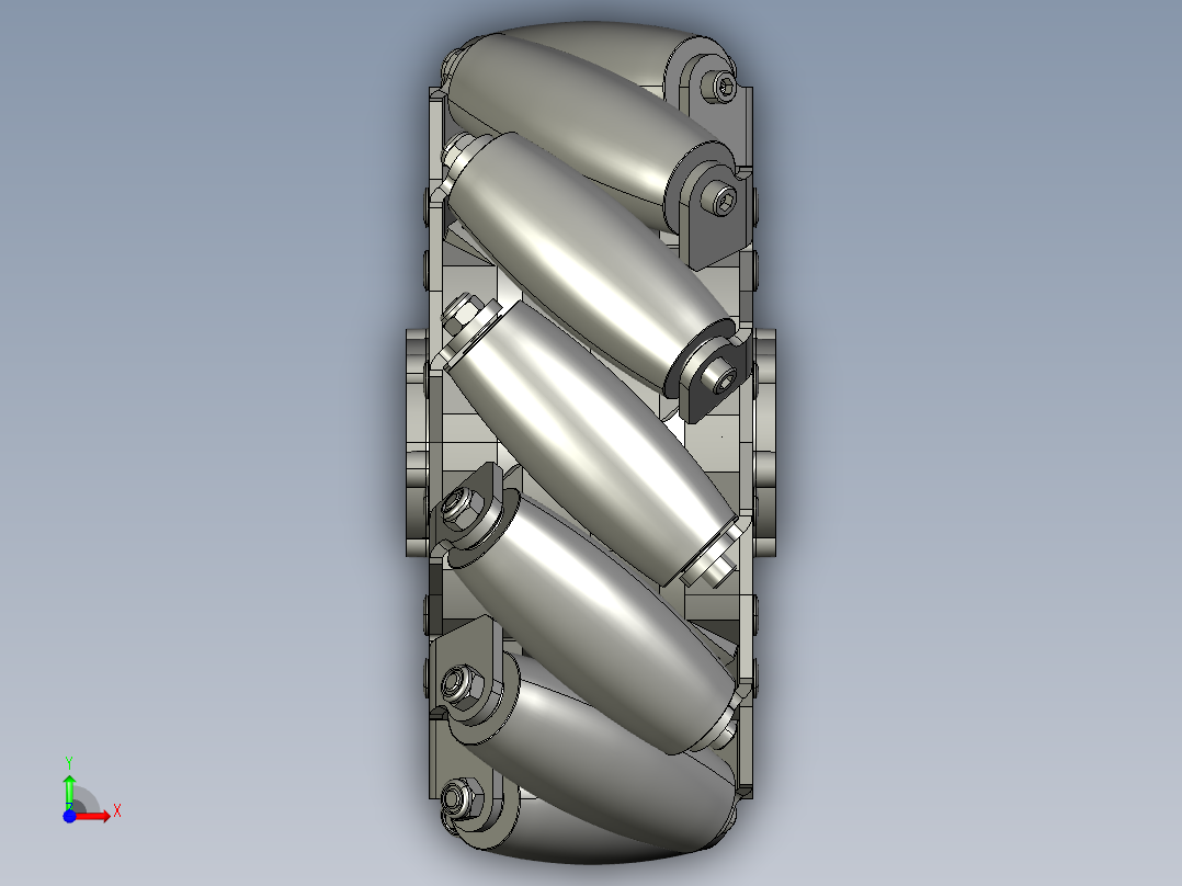 麦克纳姆轮前视图