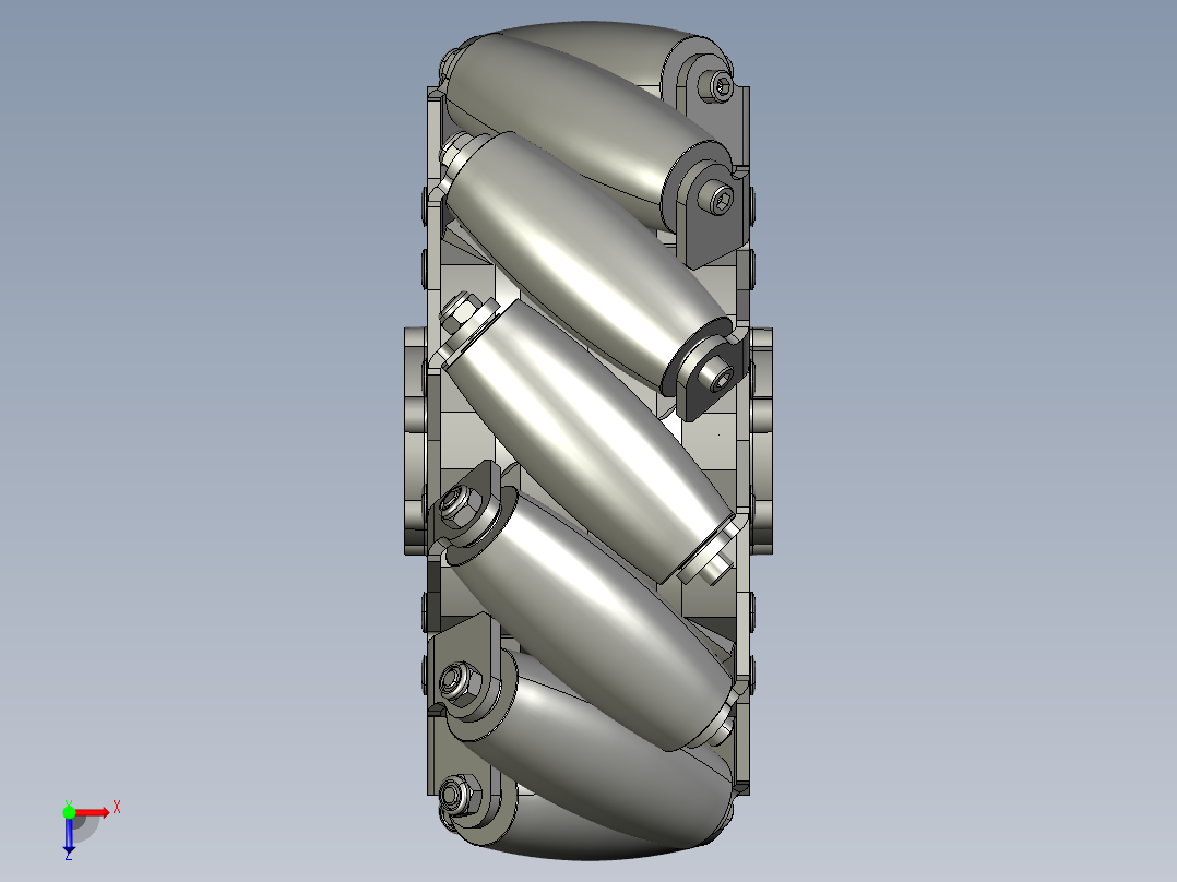 麦克纳姆轮俯视图