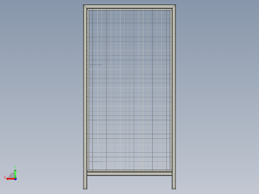 2x1米方形围栏焊接后视缩略图