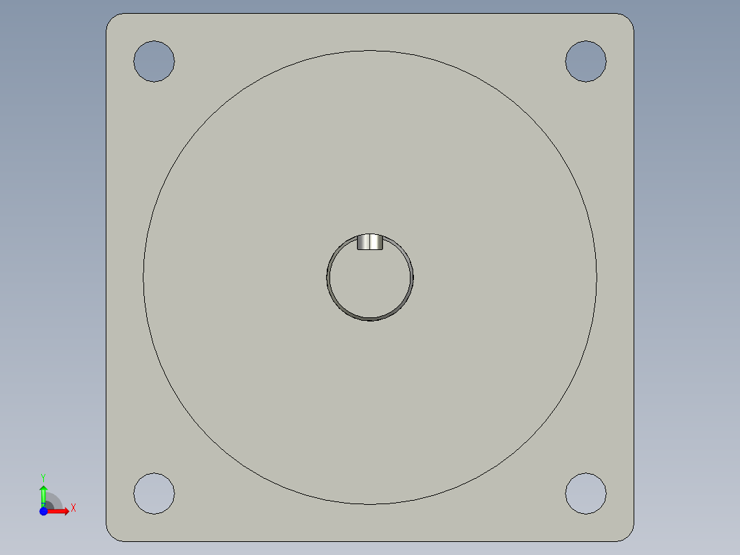 2017-YK3913A步进电机(研控)-911前视图