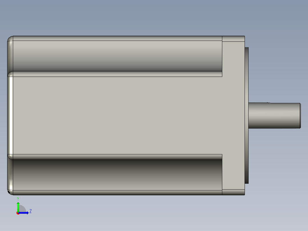2017-YK3913A步进电机(研控)-911左视图