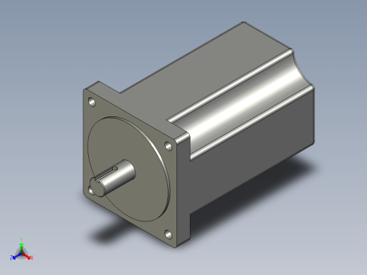 2017-YK3913A步进电机(研控)-911正等轴测缩略图