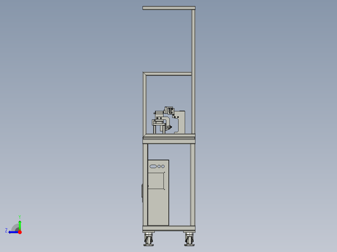 薄型纸皮真空吸附工装右视图
