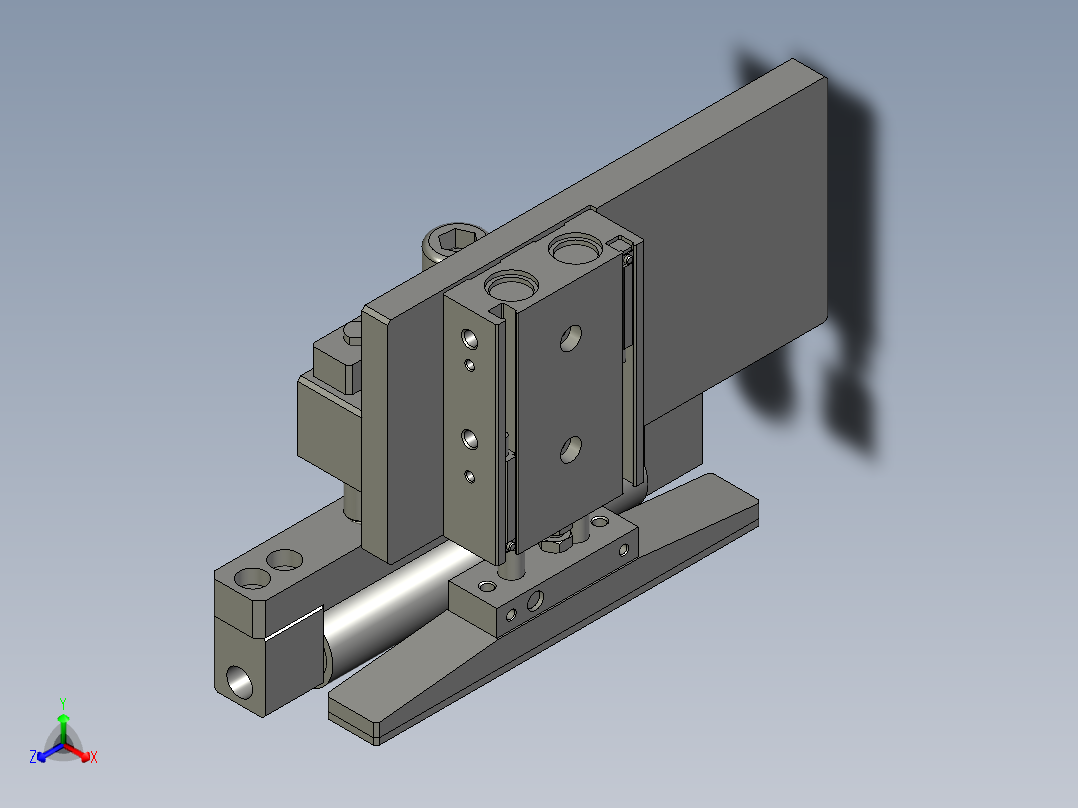 T26TLSJZ-03-压紧组件11正等轴测图