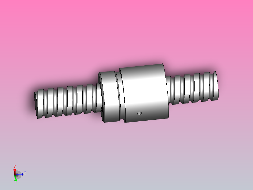 BSH精密研磨系列精密滚珠丝杠[BSHR2005-3]主视图