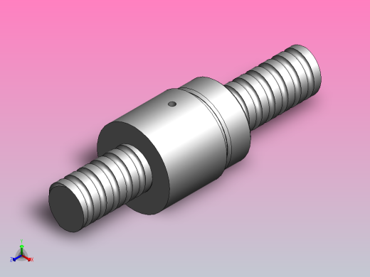 BSH精密研磨系列精密滚珠丝杠[BSHR2005-3]正等轴测缩略图