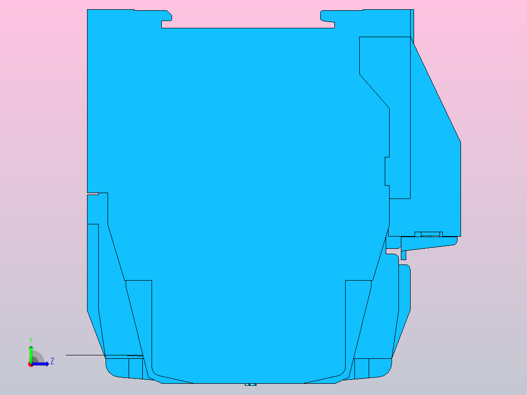 接触器S-T25三菱电机左视图