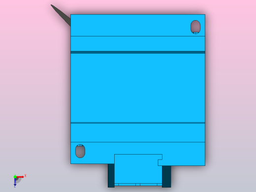 接触器S-T25三菱电机俯视缩略图