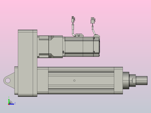 轻载电动缸TPA-ESR100-3210C-L100-MR-CA-W-P75-JX-C3左视缩略图