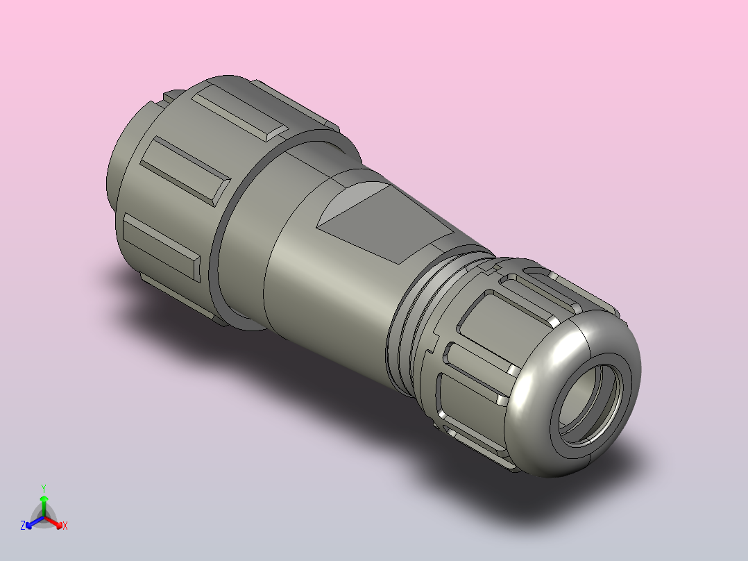 威浦连接器sp1310-S2正等轴测图