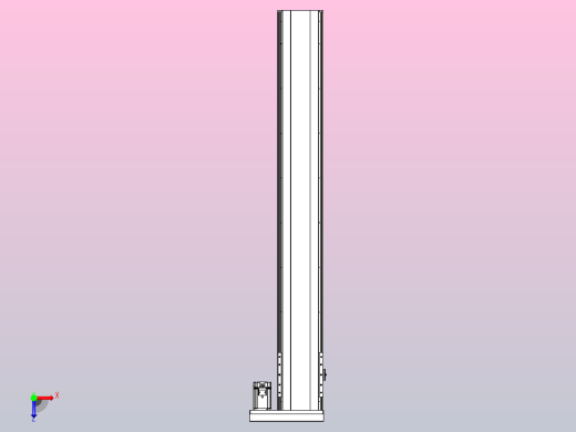 日规模组半封闭丝杆TPA-HNR-202D-2510C-L1450-ML-Y-P75-N3俯视缩略图