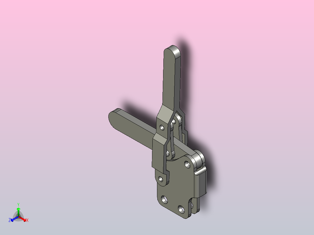 快速夹钳HS-12145.igs主视图