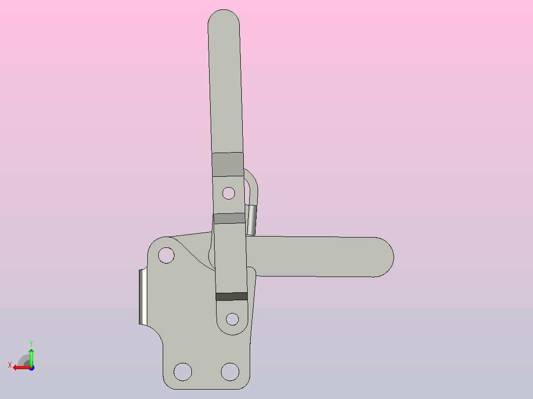 快速夹钳HS-12145.igs后视图