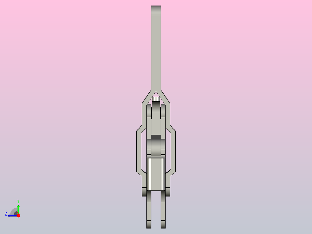 快速夹钳HS-12145.igs右视图
