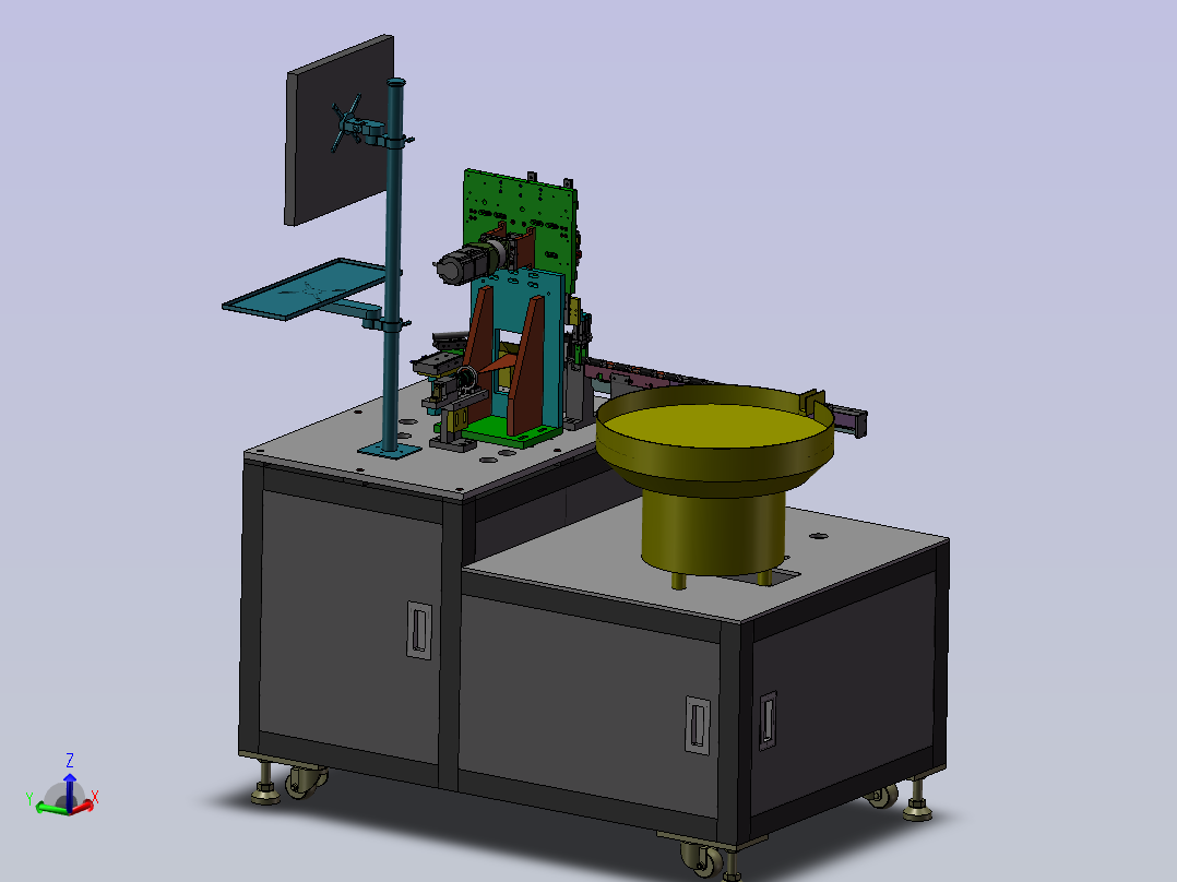 双轴马达磁性检测机 sw18主视图