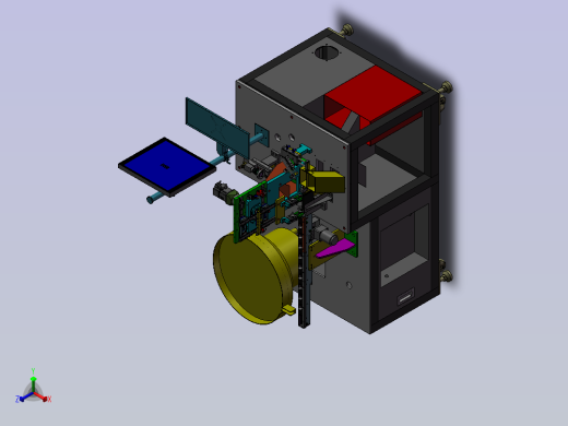 双轴马达磁性检测机 sw18正等轴测缩略图