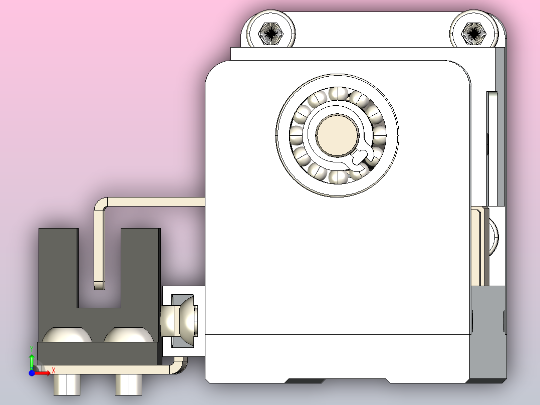 FSL30 直线模组[FSL30-E100-04-BC-B28]前视图