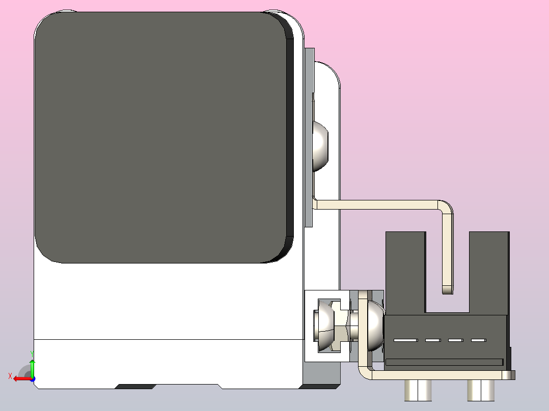 FSL30 直线模组[FSL30-E100-04-BC-B28]后视图